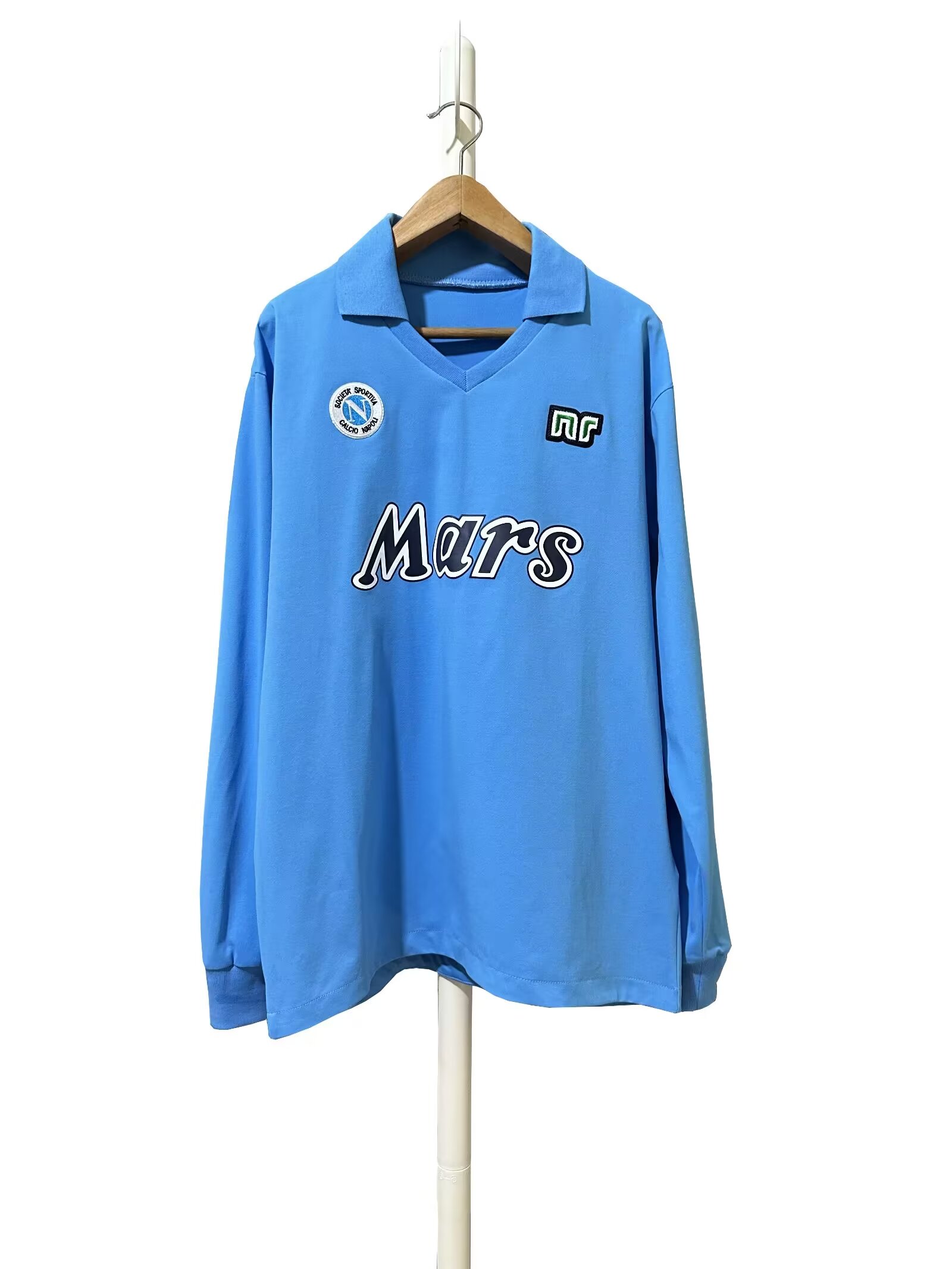 1988-1989 Napoli  home Retro Long sleeved