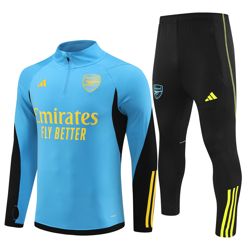 2023-2024 Arsenal half-pull training suit adult long-sleeved