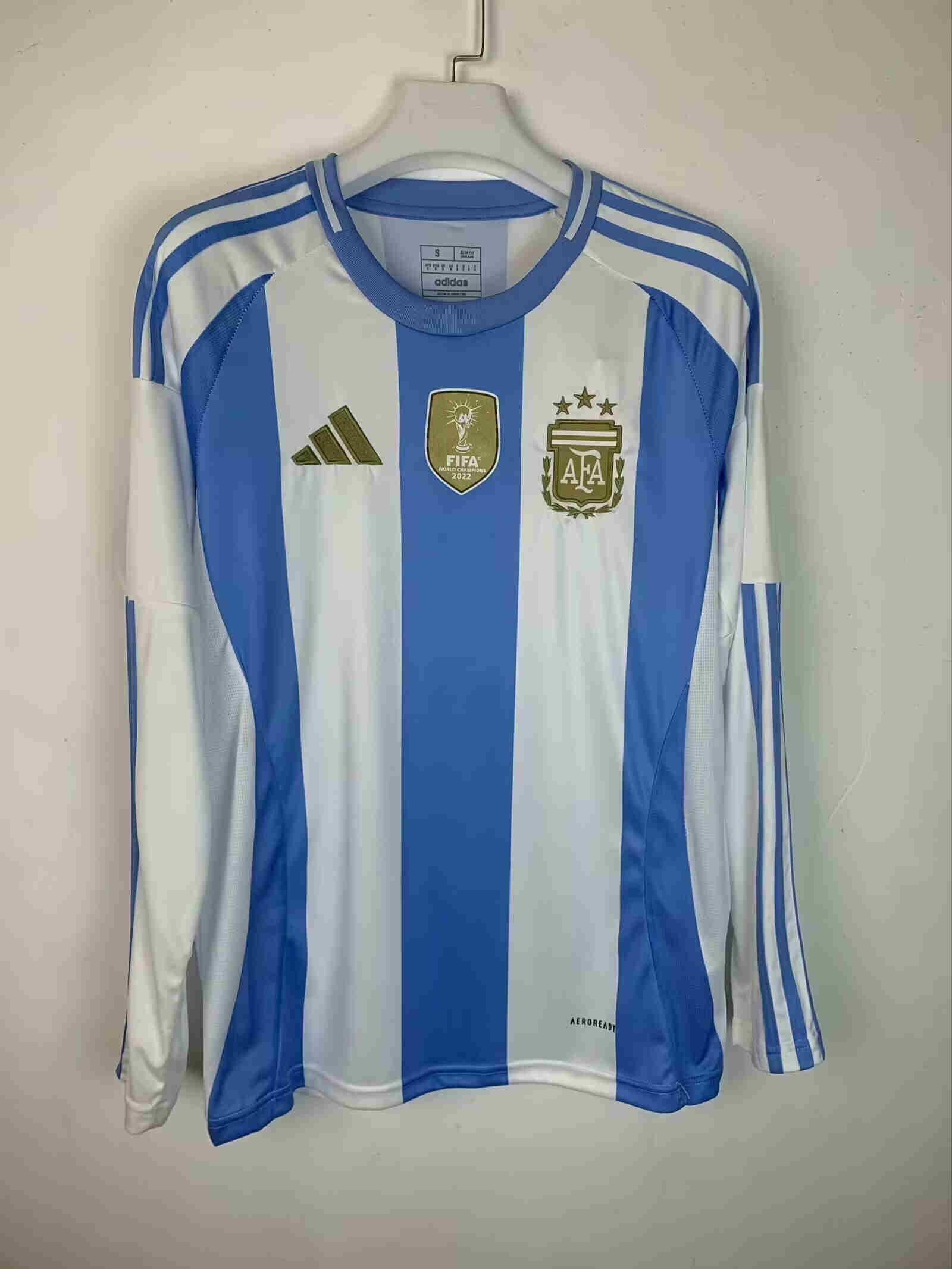 2024-2025  Argentina home jersey  Long sleeved