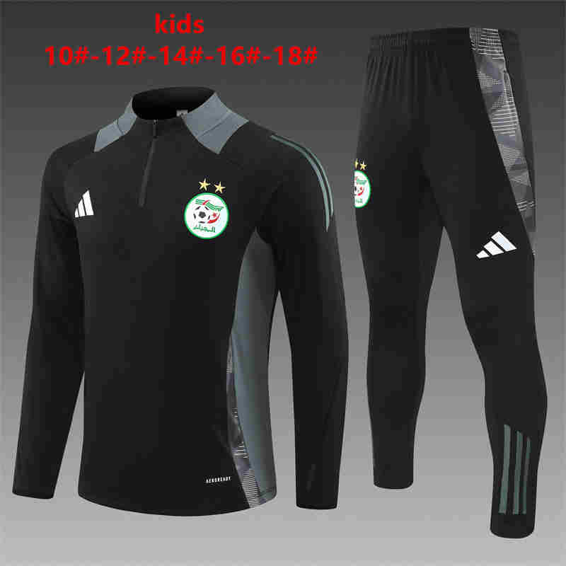 2024-2025 Algeria half-pull training suit kids