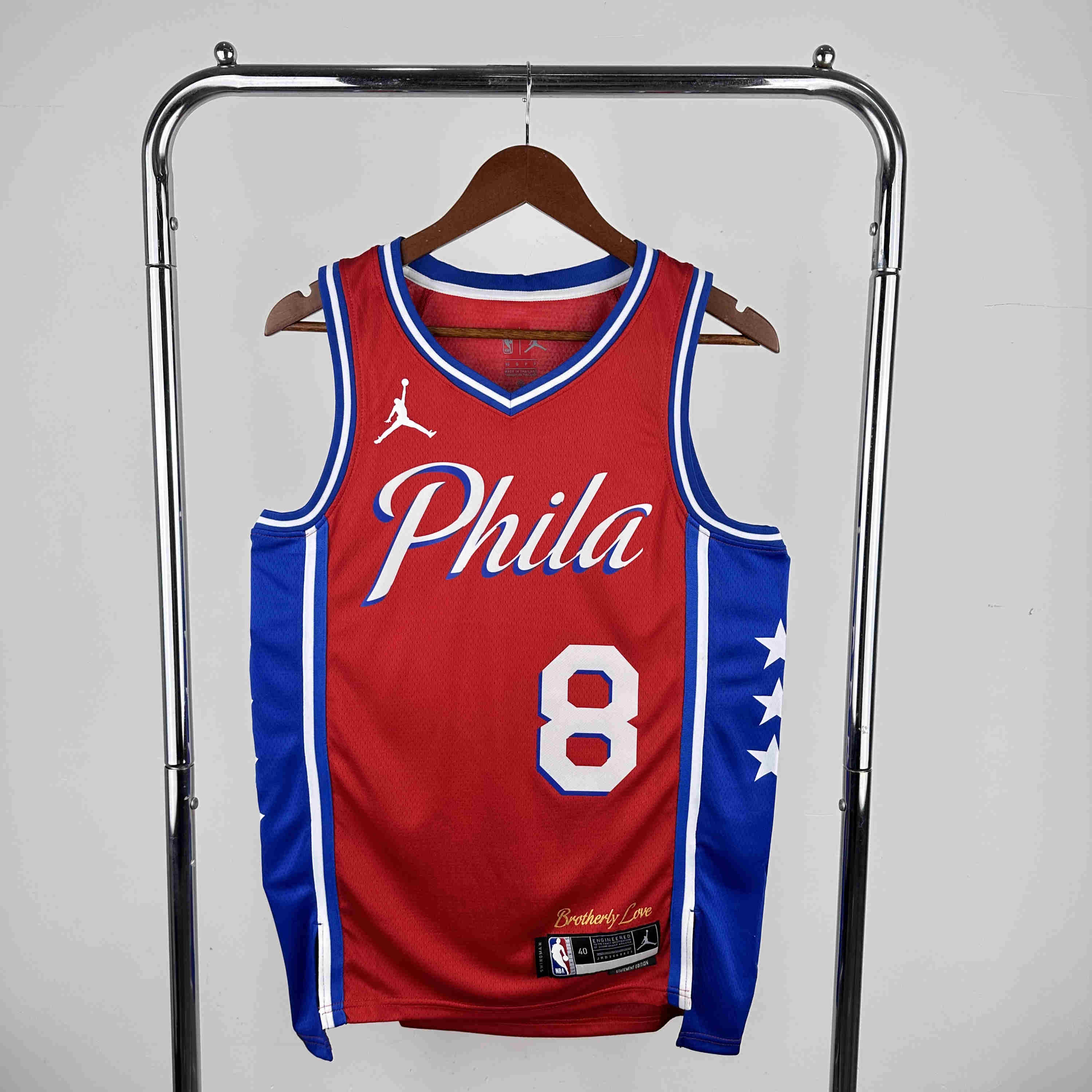  2023  Philadelphia  76ers  NBA Jersey NO. 8