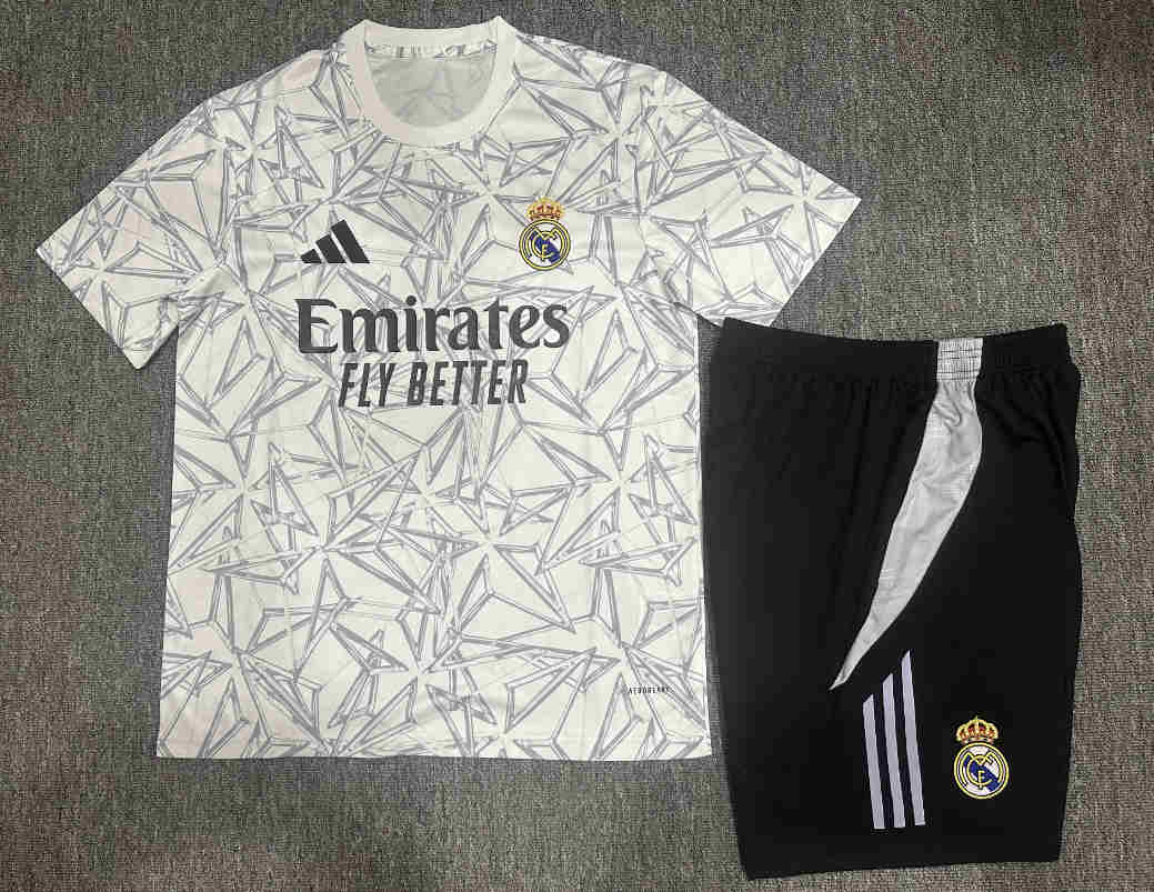 2024-2025 REAL MADRID  Training clothes   adult  kit  With pockets