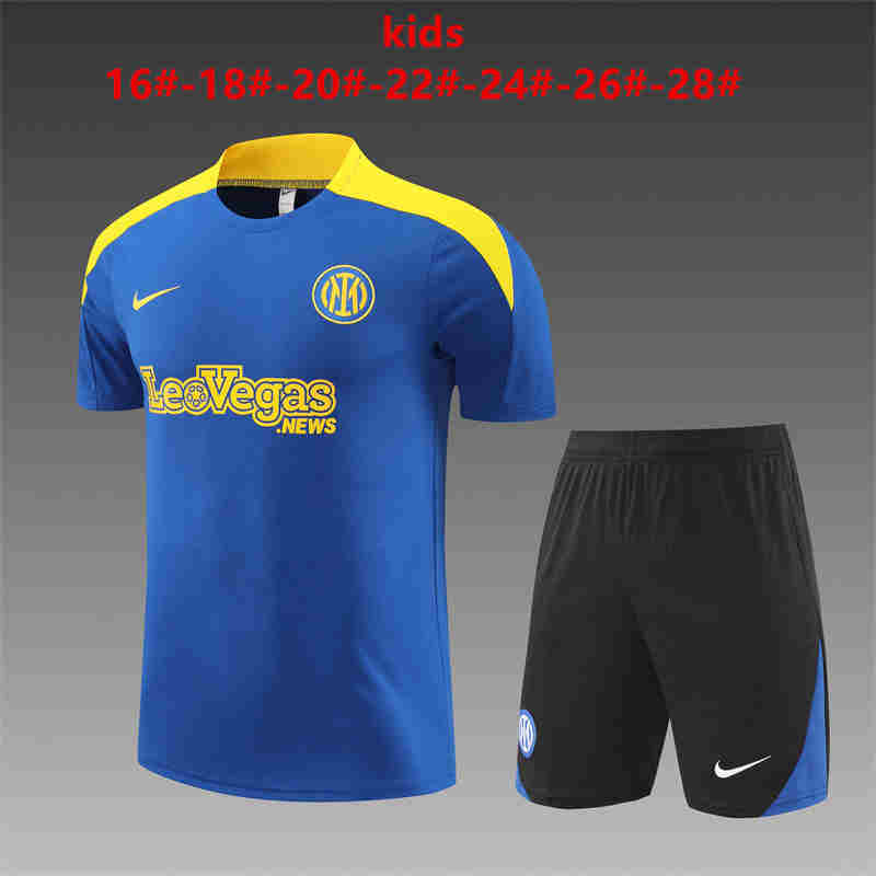 2024-2025 Inter Milan kids   Training Suit Set