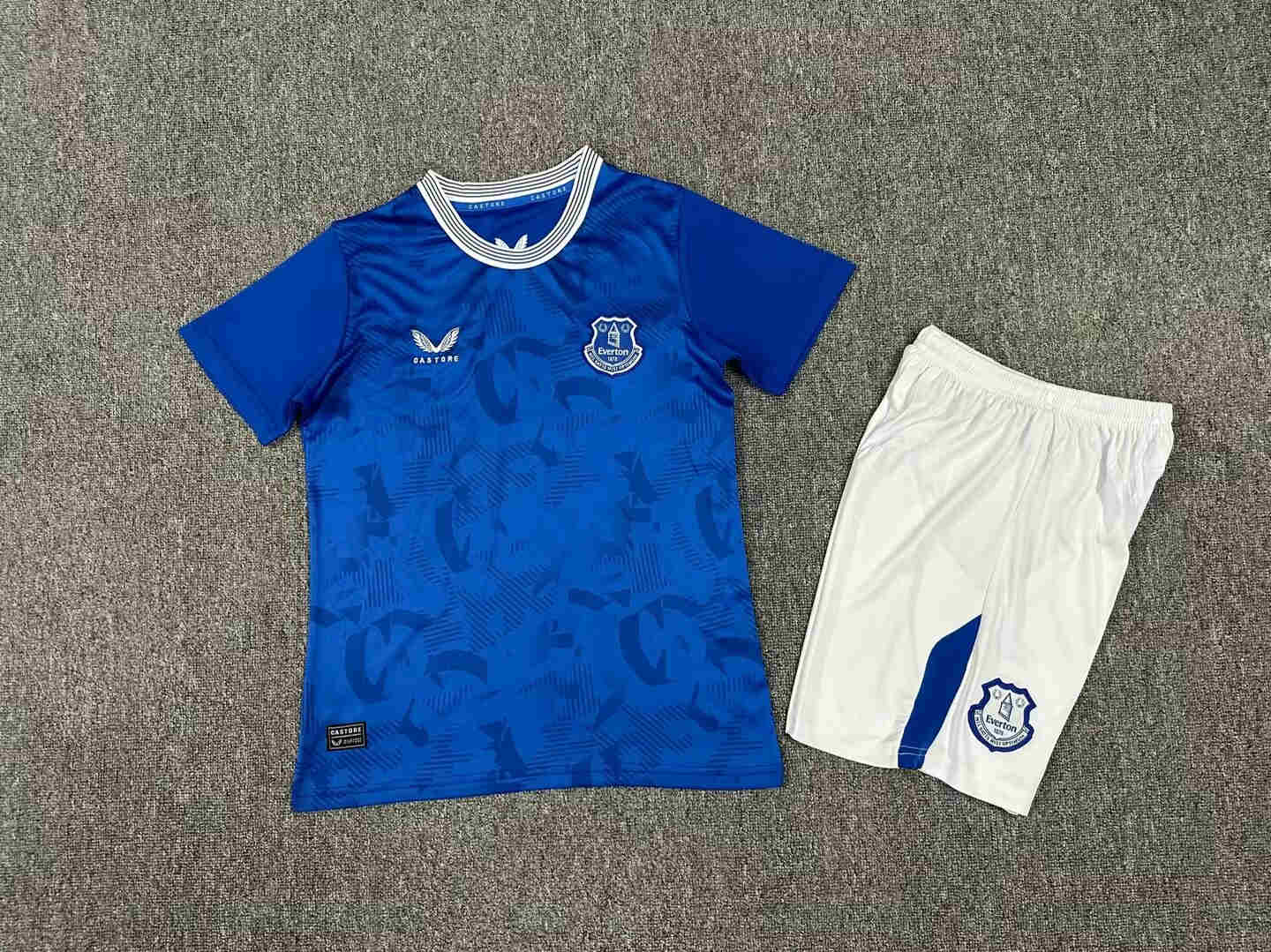 2024-2025 EVERTON   home  kids kit