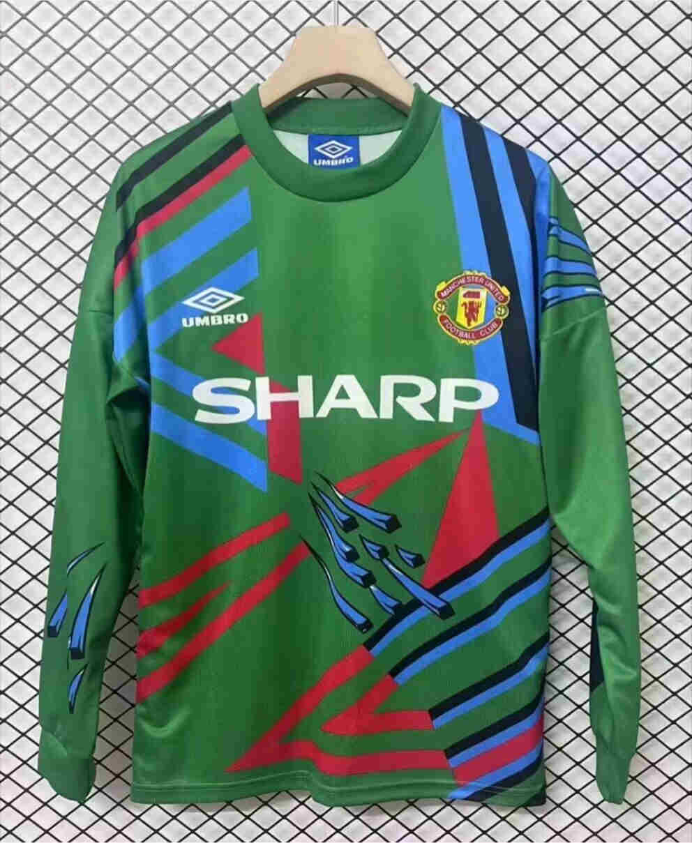 1992-1993 Manchester United  Long sleeves Retro