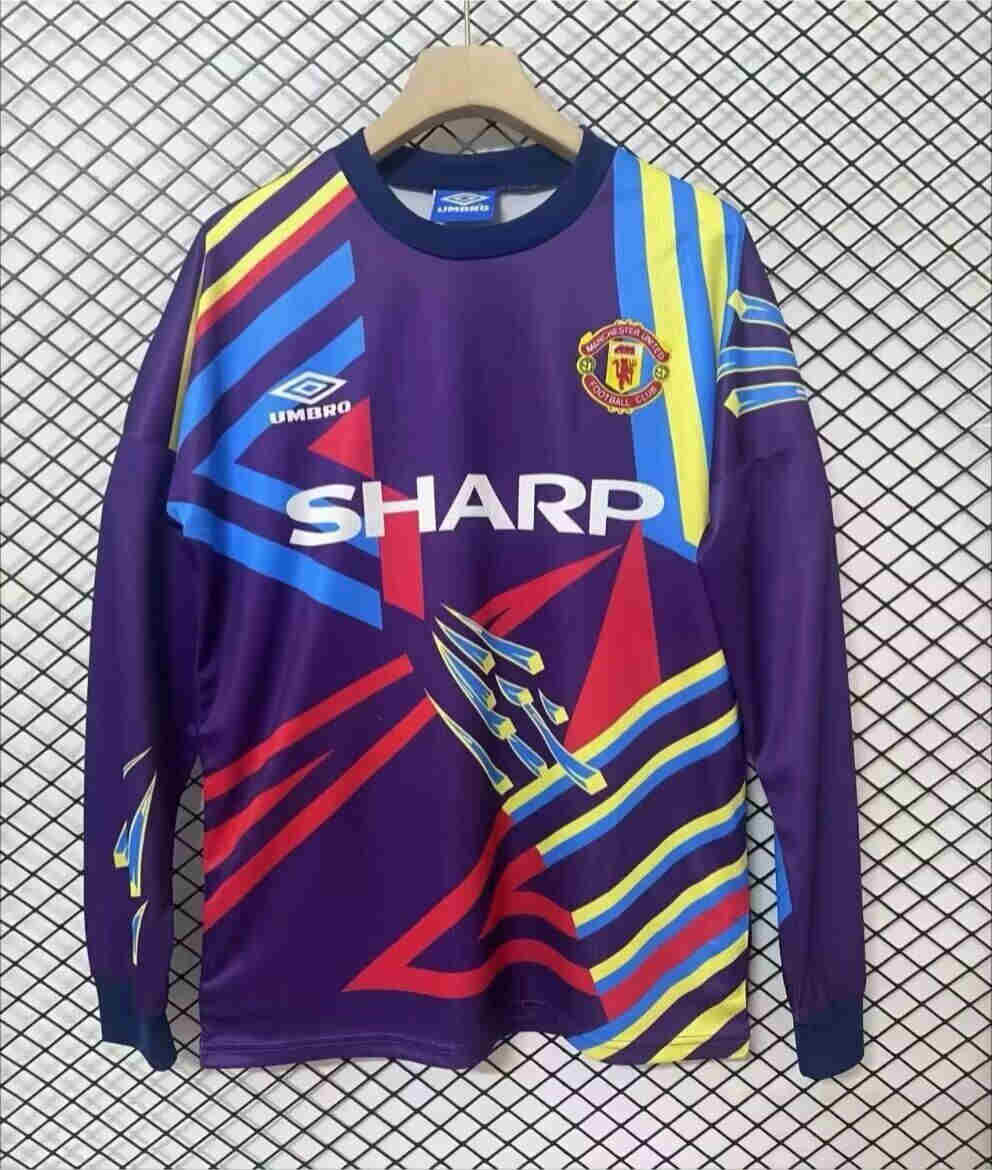 1992-1993 Manchester United  Long sleeves Retro