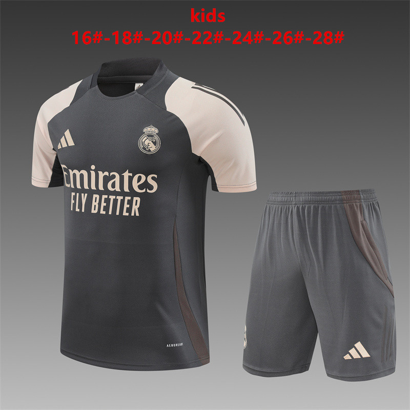 2024-2025  Real Madrid  kids kit  Training clothes