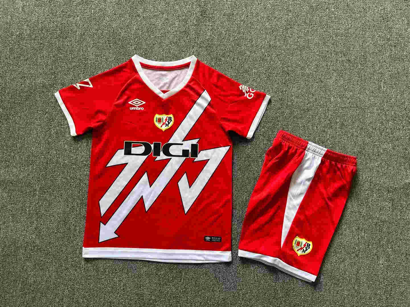 2024-2025  Rayo Vallecano   KIDS  kit  home 