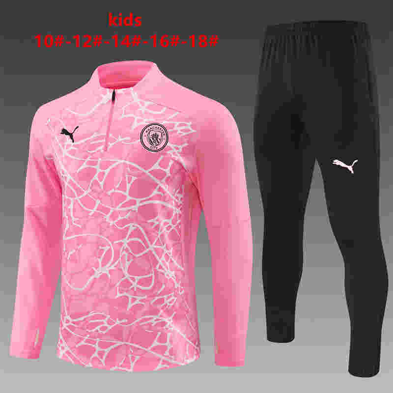 2024-2025 Manchester city kids kit Training clothes 