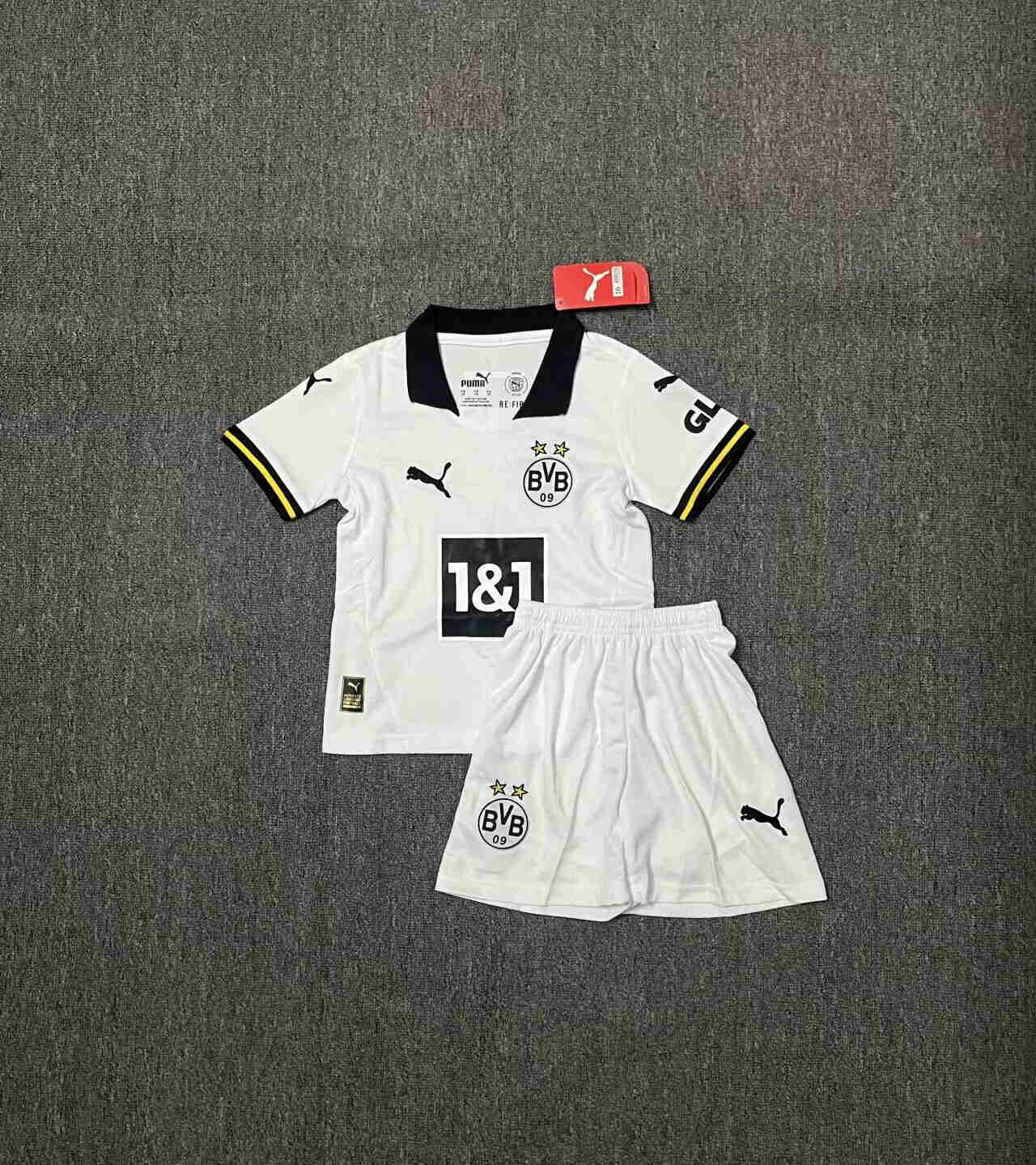 2024-2025  Borussia Dortmund AWAY KIDS kit 