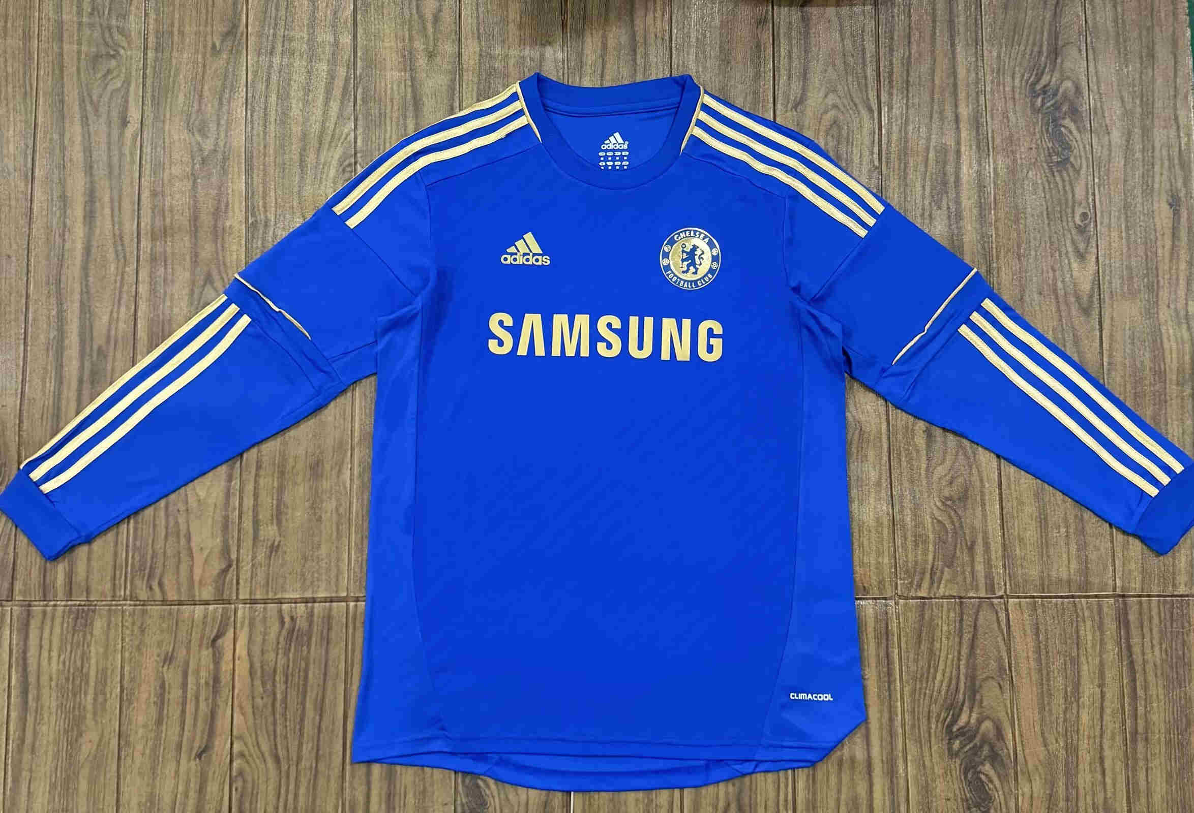 2012-2013 Chelsea home Long sleeves  Retro