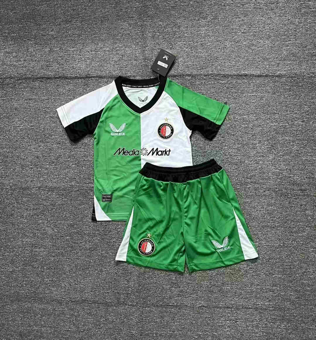 2024-2025 Feyenoord Rotterdam away   kids kit