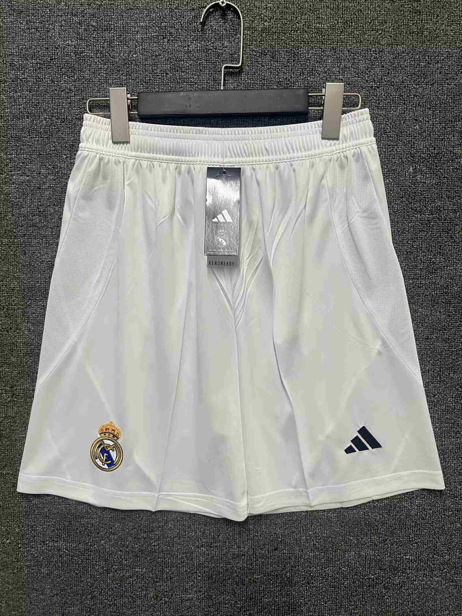 2024-2025 REAL MADRID  home shorts  adult 