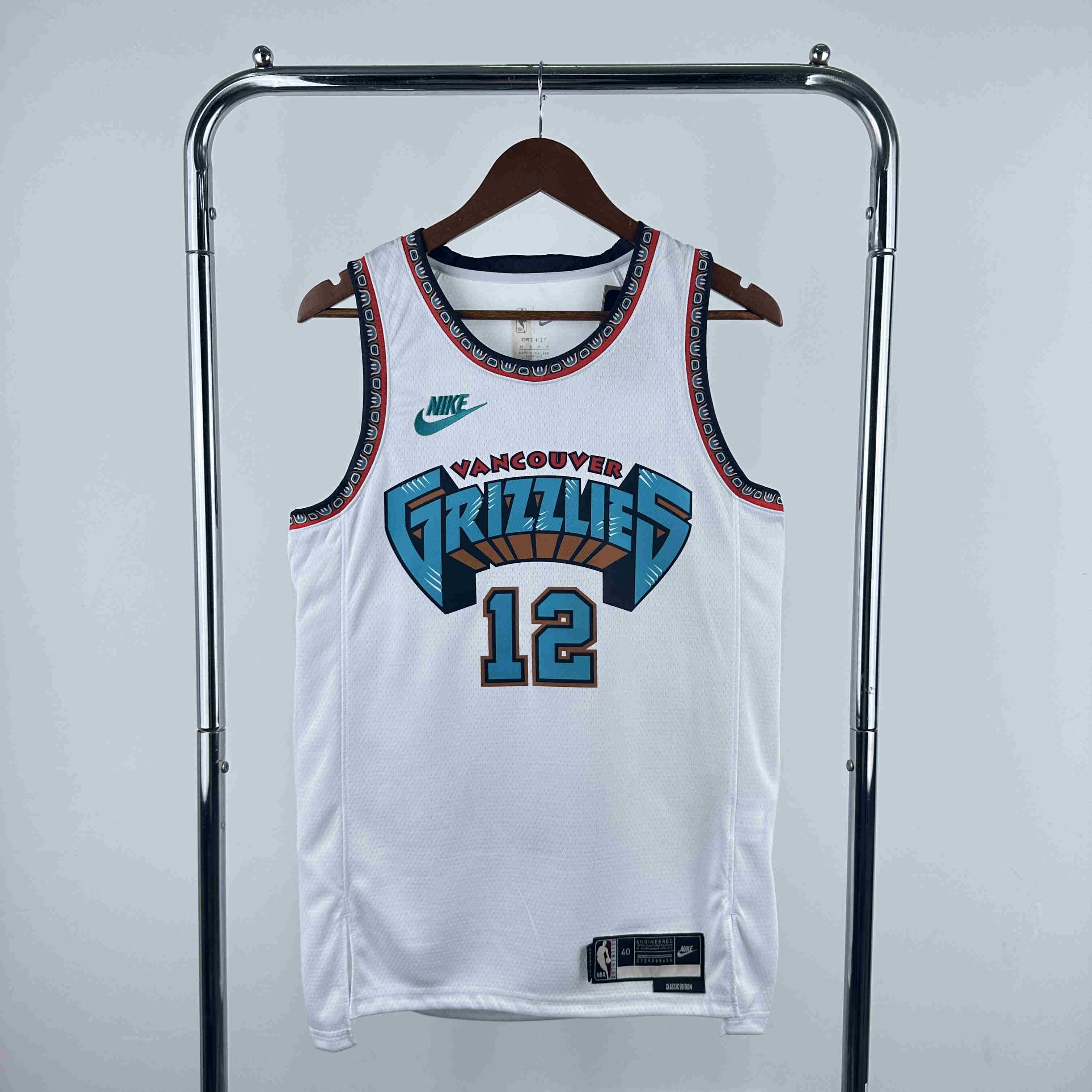 2025 Memphis Grizzlies NBA Jersey  No. 12