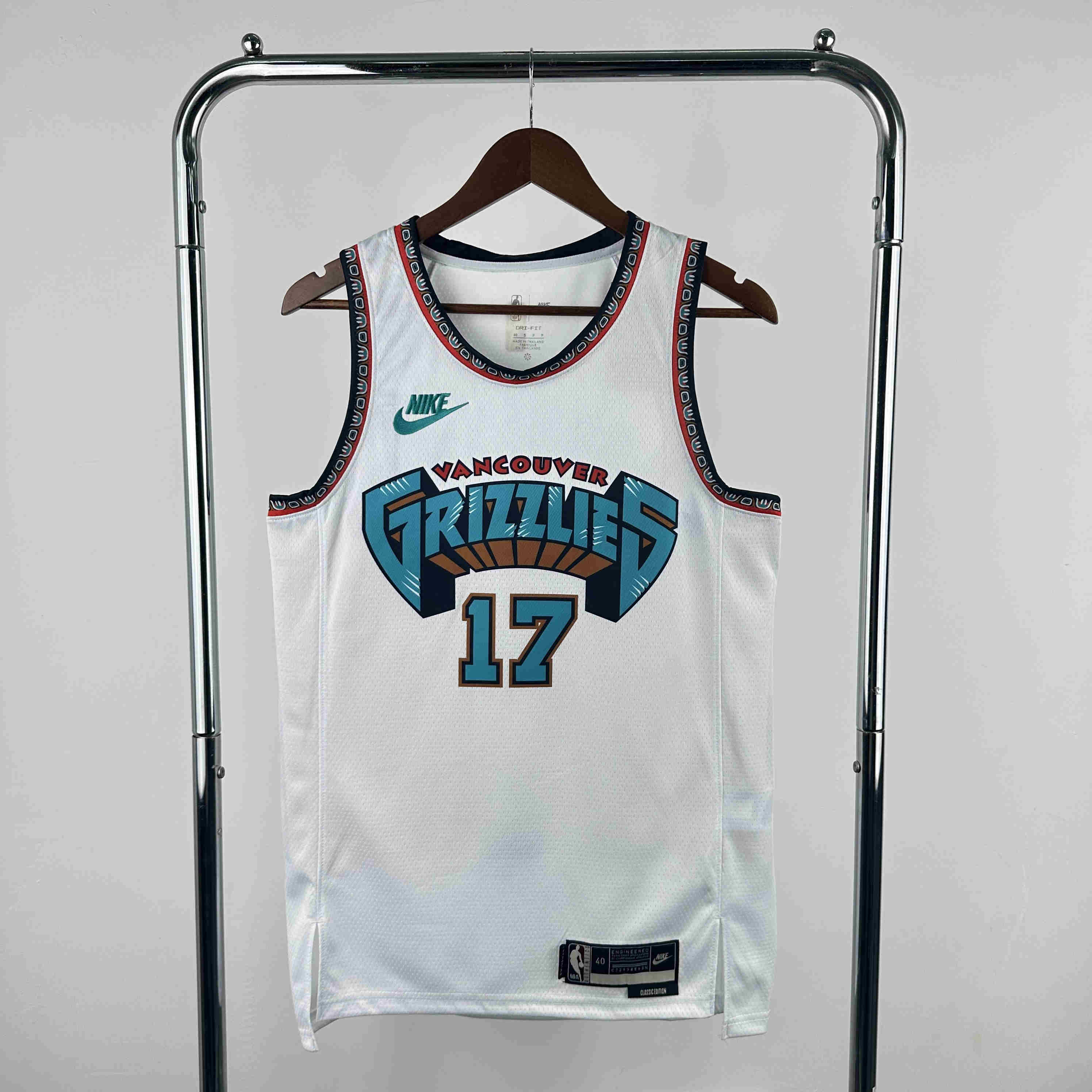 2025 Memphis Grizzlies NBA Jersey  No. 17