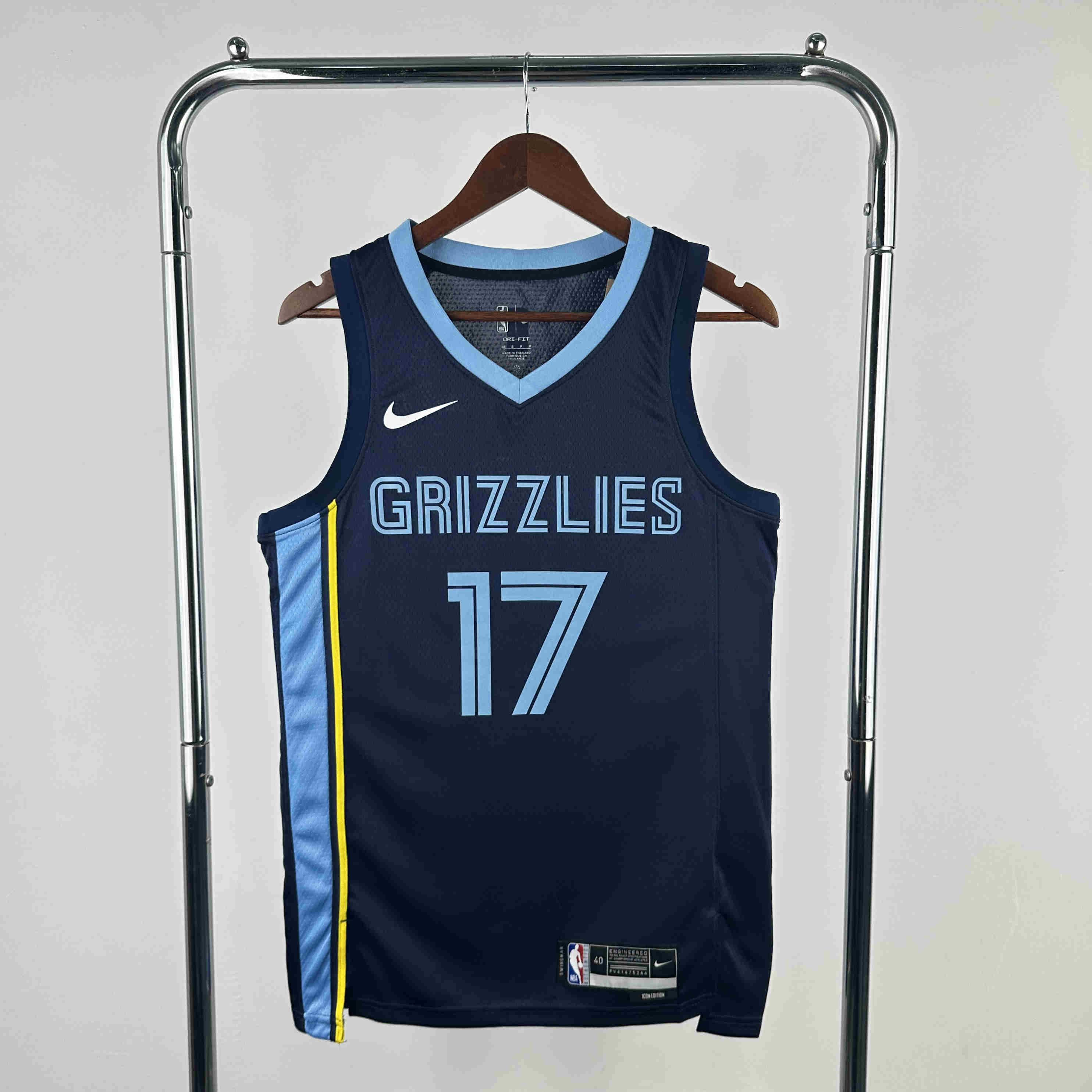 2025 Memphis Grizzlies NBA Jersey  No. 17