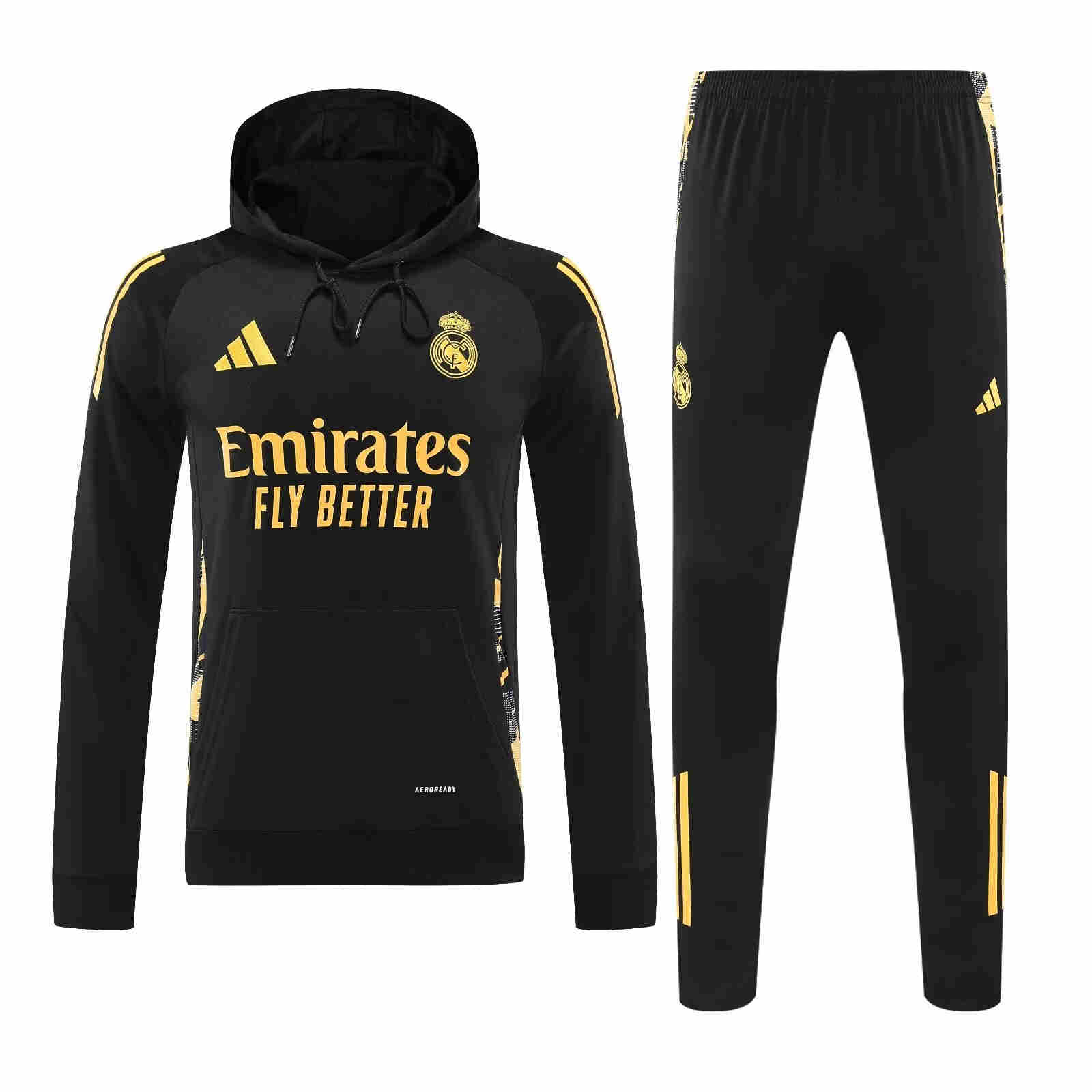 2024-2025  Real Madrid adult  Hooded training suit