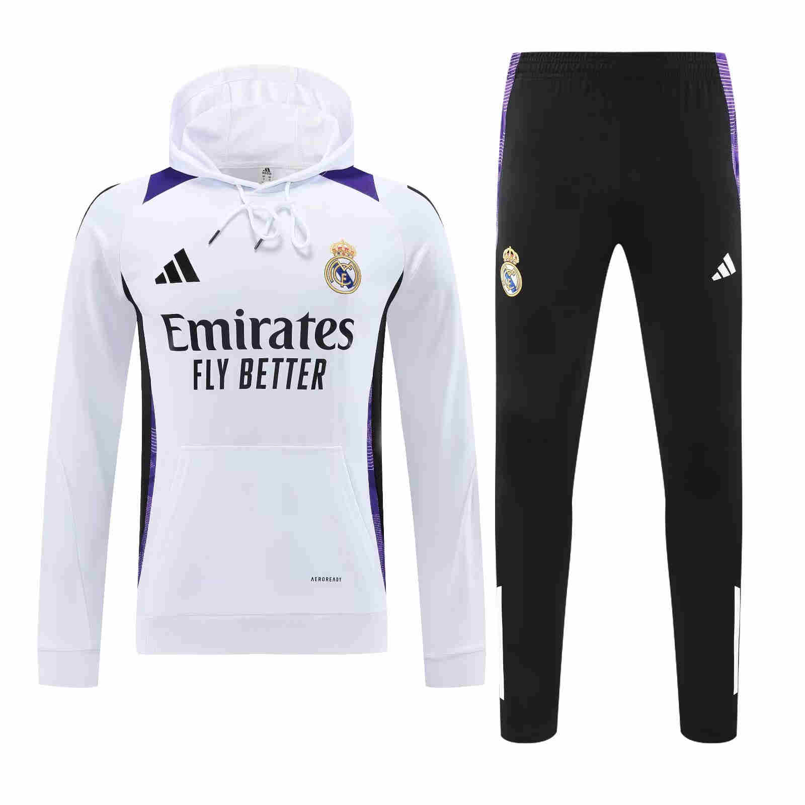 2024-2025  Real Madrid adult  Hooded training suit